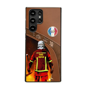 Personalized French Firefighter Phone Case Printed 22SEP-DT30