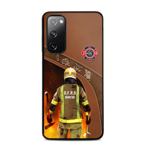 Personalized British Firefighter Phone Case Printed 22SEP-DT30