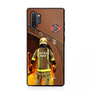 Personalized British Firefighter Phone Case Printed 22SEP-DT30