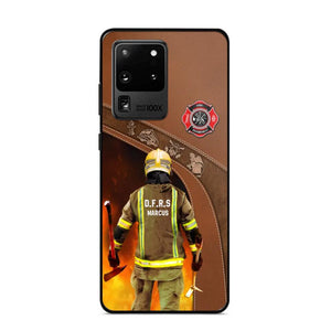 Personalized British Firefighter Phone Case Printed 22SEP-DT30