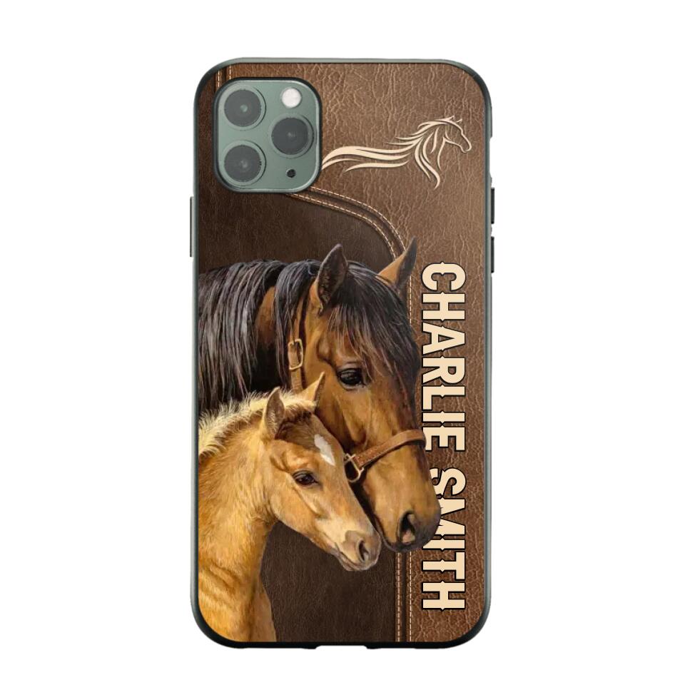 Personalized Horse Lover Phone Case Printed 22OCT-HY05