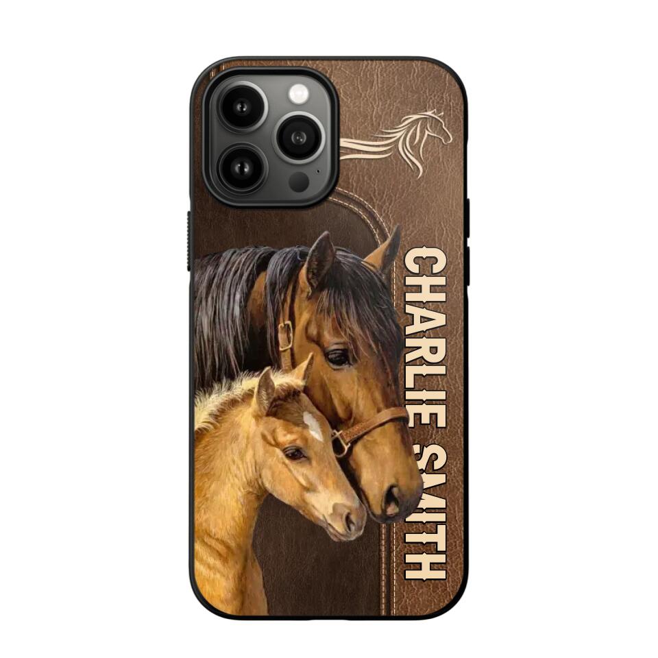 Personalized Horse Lover Phone Case Printed 22OCT-HY05