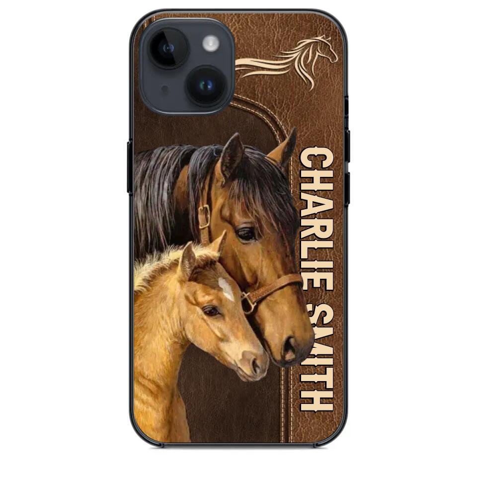 Personalized Horse Lover Phone Case Printed 22OCT-HY05