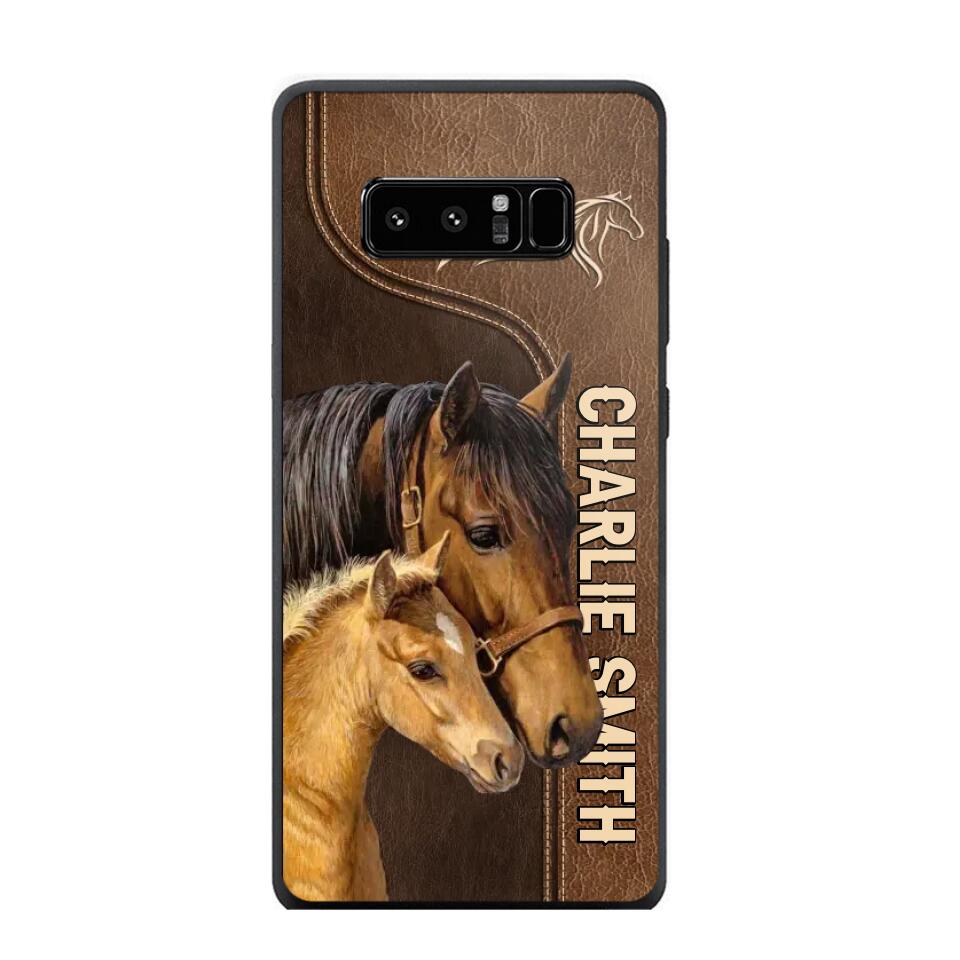 Personalized Horse Lover Phone Case Printed 22OCT-HY05