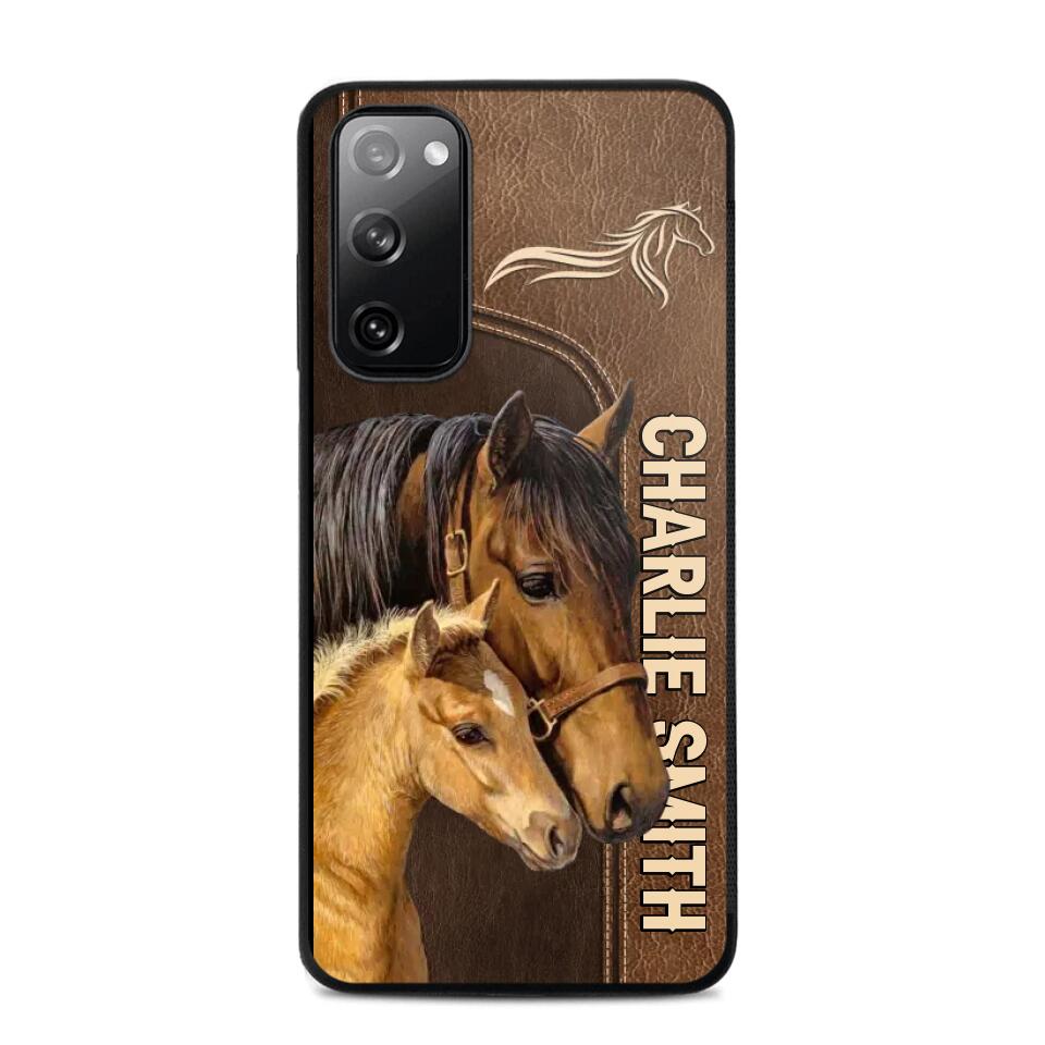 Personalized Horse Lover Phone Case Printed 22OCT-HY05