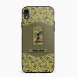 Personalized Australian Veterans/Soldier Camo Phone Case Printed 22OCT-HY05