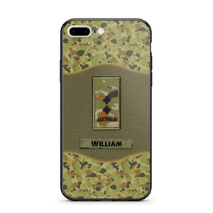 Personalized Australian Veterans/Soldier Camo Phone Case Printed 22OCT-HY05