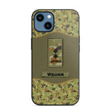 Personalized Australian Veterans/Soldier Camo Phone Case Printed 22OCT-HY05