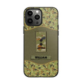 Personalized Australian Veterans/Soldier Camo Phone Case Printed 22OCT-HY05