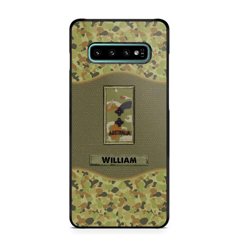 Personalized Australian Veterans/Soldier Camo Phone Case Printed 22OCT-HY05