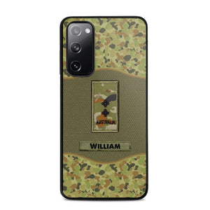 Personalized Australian Veterans/Soldier Camo Phone Case Printed 22OCT-HY05