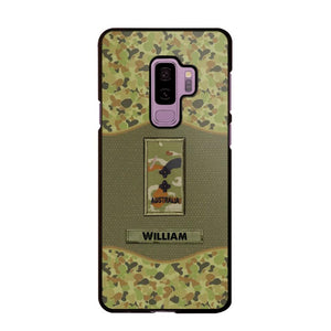 Personalized Australian Veterans/Soldier Camo Phone Case Printed 22OCT-HY05