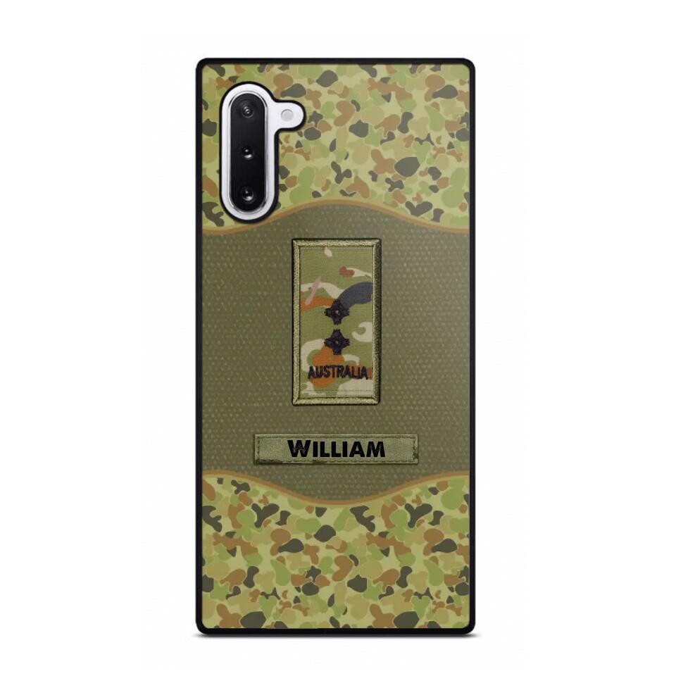 Personalized Australian Veterans/Soldier Camo Phone Case Printed 22OCT-HY05