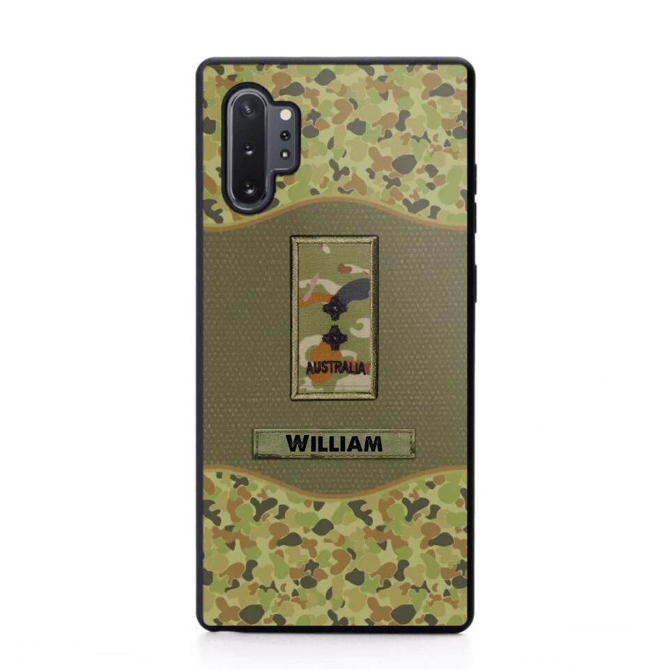 Personalized Australian Veterans/Soldier Camo Phone Case Printed 22OCT-HY05