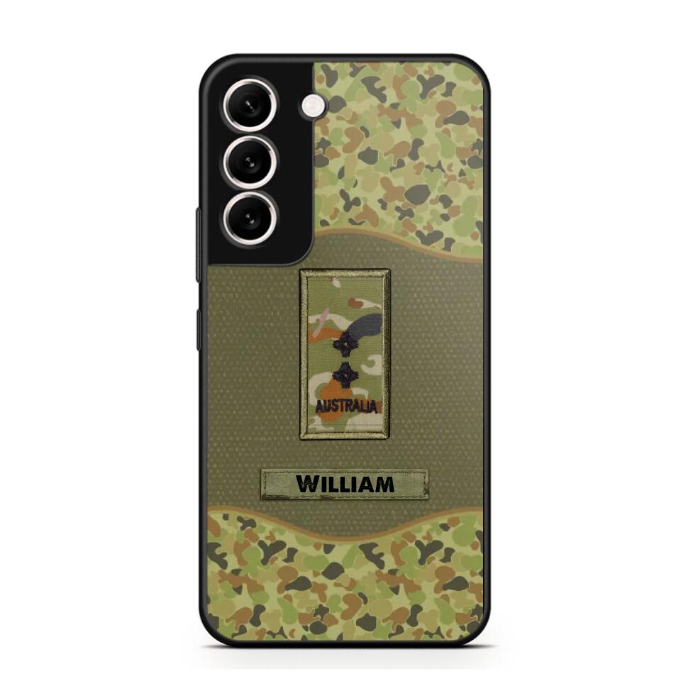 Personalized Australian Veterans/Soldier Camo Phone Case Printed 22OCT-HY05