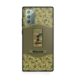 Personalized Australian Veterans/Soldier Camo Phone Case Printed 22OCT-HY05