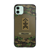 Personalized Swiss Veterans/Soldier Camo Phone Case Printed 22OCT-HY05