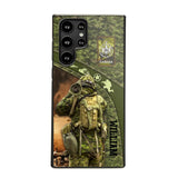 Personalized Canadian Veterans/Soldier Camo Phone Case Printed 22OCT-HQ05