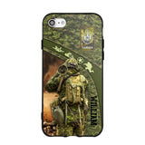 Personalized Canadian Veterans/Soldier Camo Phone Case Printed 22OCT-HQ05