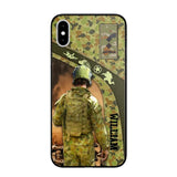 Personalized Australian Veterans/Soldier Camo Phone Case Printed 22OCT-HQ05