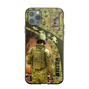 Personalized Australian Veterans/Soldier Camo Phone Case Printed 22OCT-HQ05