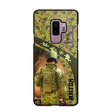 Personalized Australian Veterans/Soldier Camo Phone Case Printed 22OCT-HQ05