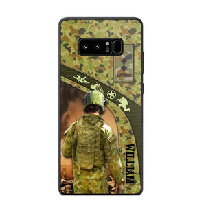 Personalized Australian Veterans/Soldier Camo Phone Case Printed 22OCT-HQ05