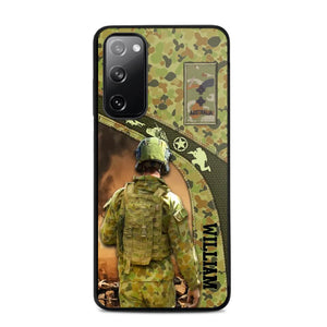 Personalized Australian Veterans/Soldier Camo Phone Case Printed 22OCT-HQ05