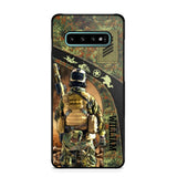 Personalized German Veterans/Soldier Camo Phone Case Printed 22OCT-HQ05