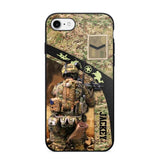 Personalized British Veterans/Soldier Camo Phone Case Printed 22OCT-HQ05