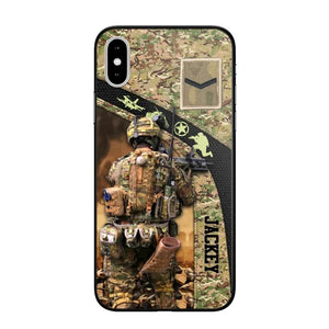 Personalized British Veterans/Soldier Camo Phone Case Printed 22OCT-HQ05