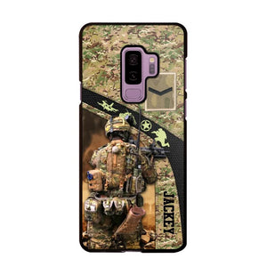 Personalized British Veterans/Soldier Camo Phone Case Printed 22OCT-HQ05