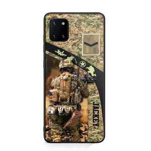 Personalized British Veterans/Soldier Camo Phone Case Printed 22OCT-HQ05