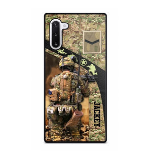 Personalized British Veterans/Soldier Camo Phone Case Printed 22OCT-HQ05