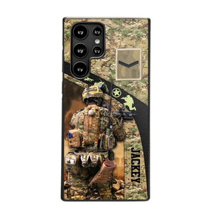 Personalized British Veterans/Soldier Camo Phone Case Printed 22OCT-HQ05