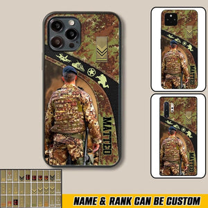 Personalized Italian Veterans/Soldier Camo Phone Case Printed 22OCT-HQ05