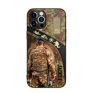 Personalized Italian Veterans/Soldier Camo Phone Case Printed 22OCT-HQ05