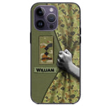 Personalized Australian Veterans/Soldier Camo Phone Case Printed 22OCT-HY06