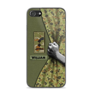 Personalized Australian Veterans/Soldier Camo Phone Case Printed 22OCT-HY06