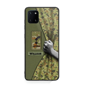 Personalized Australian Veterans/Soldier Camo Phone Case Printed 22OCT-HY06