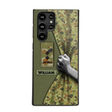 Personalized Australian Veterans/Soldier Camo Phone Case Printed 22OCT-HY06