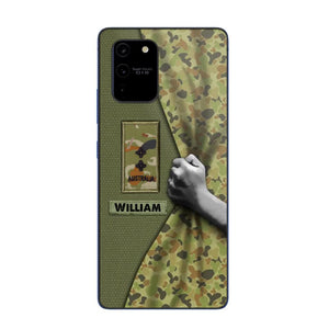 Personalized Australian Veterans/Soldier Camo Phone Case Printed 22OCT-HY06