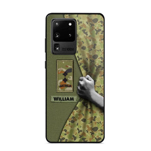 Personalized Australian Veterans/Soldier Camo Phone Case Printed 22OCT-HY06