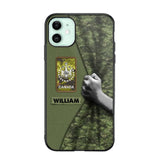 Personalized Canadian Veterans/Soldier Camo Phone Case Printed 22OCT-HY06