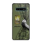 Personalized Canadian Veterans/Soldier Camo Phone Case Printed 22OCT-HY06