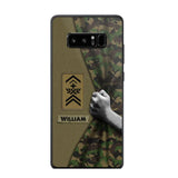 Personalized Swiss Veterans/Soldier Camo Phone Case Printed 22OCT-HY06