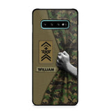 Personalized Swiss Veterans/Soldier Camo Phone Case Printed 22OCT-HY06