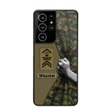 Personalized Swiss Veterans/Soldier Camo Phone Case Printed 22OCT-HY06