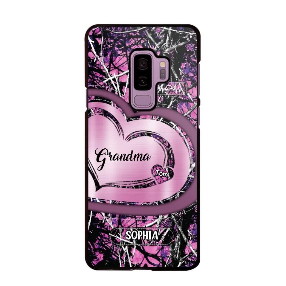 Personalized Grandma Kid Phone Case Printed 22OCT-HY06