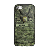 Personalized Canadian Veterans/Soldier Camo Phone Case Printed 22OCT-DT07